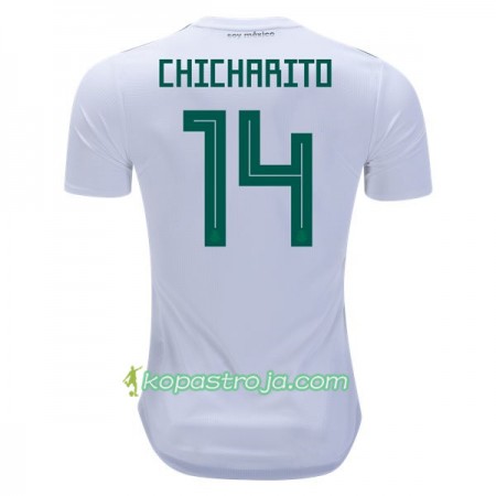 Billiga Fotbollströjor Mexiko Chicharito 14 VM 2018 Borta tröja